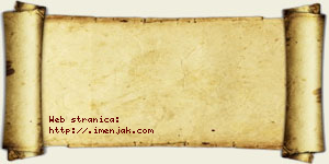 Ivana Stojmenović vizit kartica